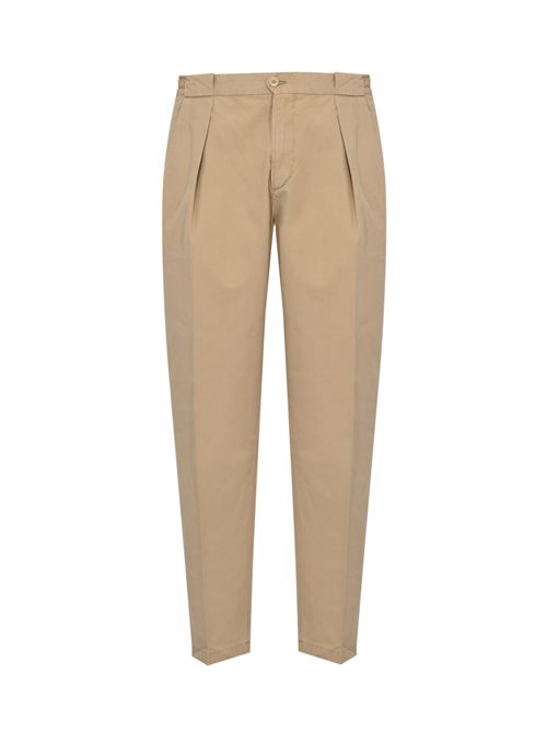 Pantalone con pinces Portobello in bull Beige BRIGLIA | PORTOBELLOD 30051900543